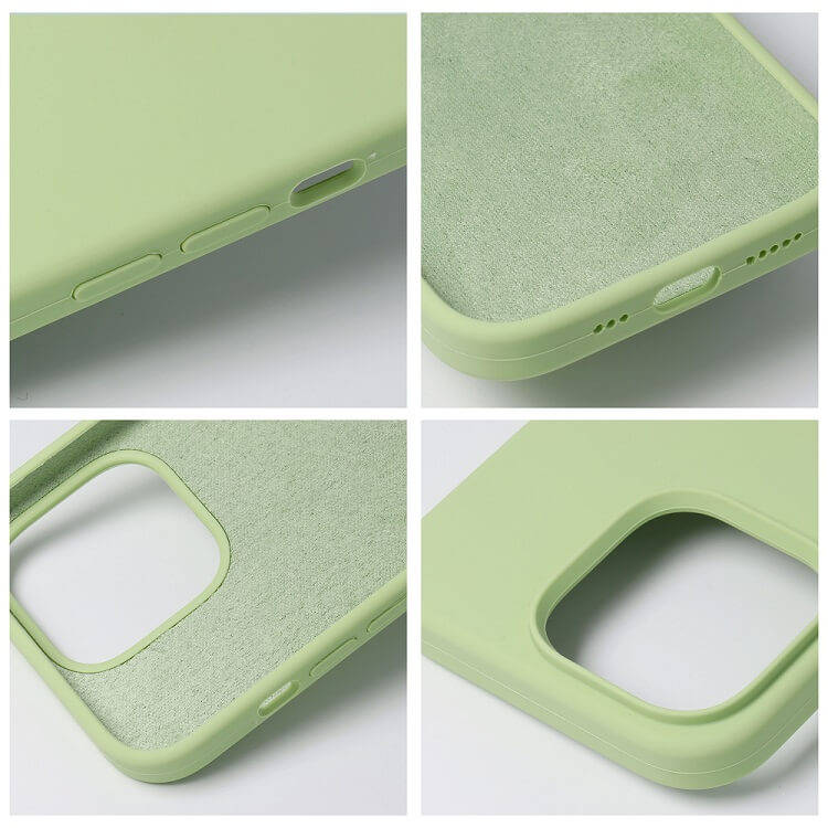 Силиконов Калъф за iPhone 14, Roar Cloud-Skin Case, Зелен (5)