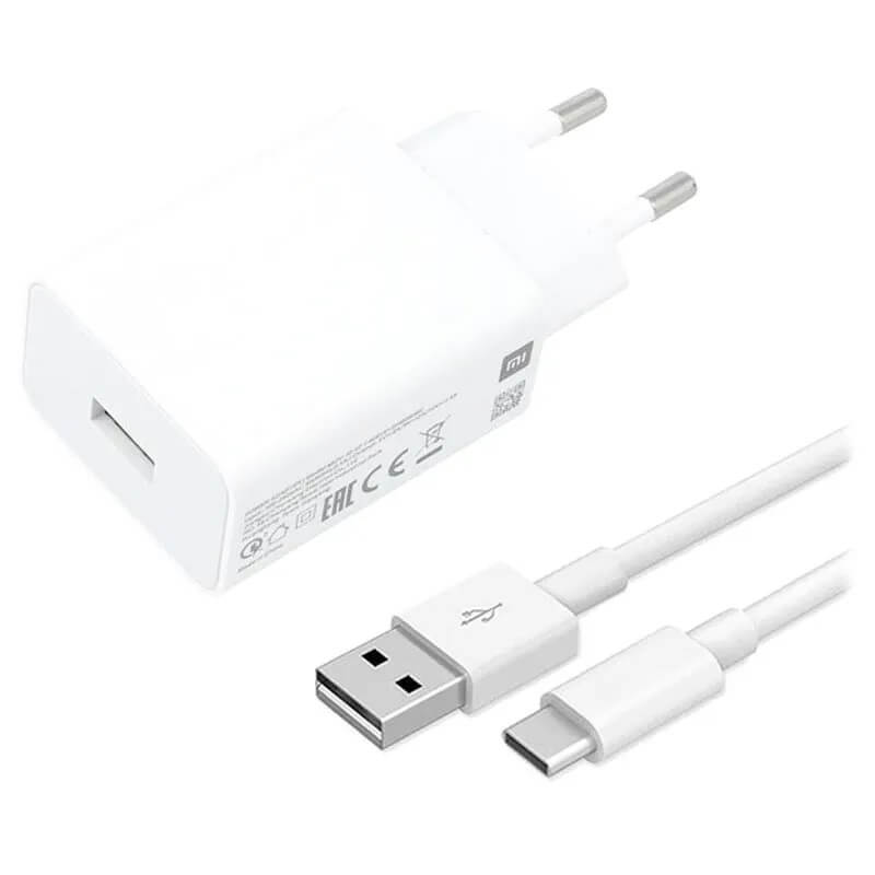 Оригинално Бързо Зарядно с Кабел, Xiaomi 220v-22.5W MDY-11-EP, Бял (Bulk)
