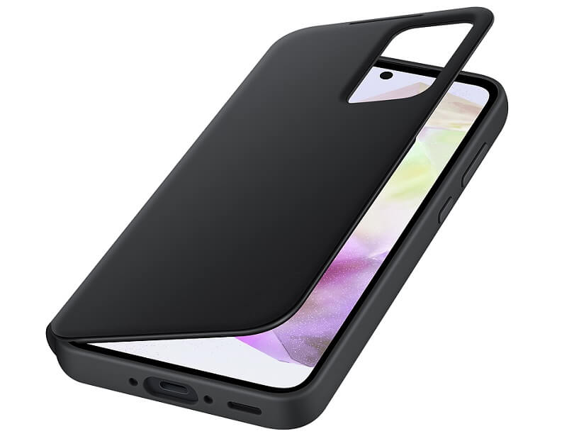 Оригинален Активен Калъф за Samsung A35 Smart View Wallet Book Case EF-ZA356CBEGWW, Черен (3)