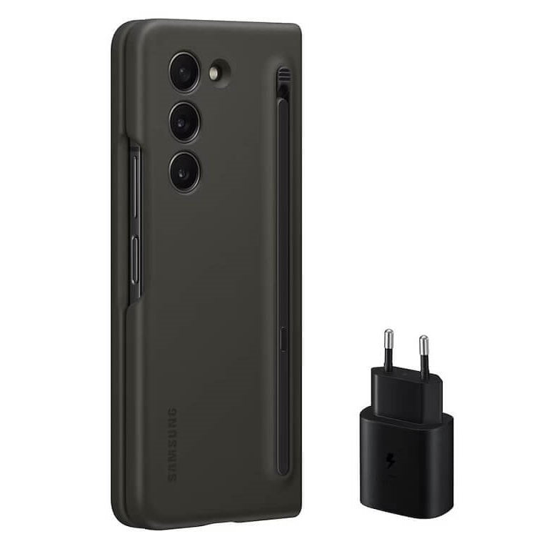 Оригинален Калъф с Писалка и Зарядно за Samsung Z Fold 5, Start Pack Case EF-OF94KKBEGWW, Черен