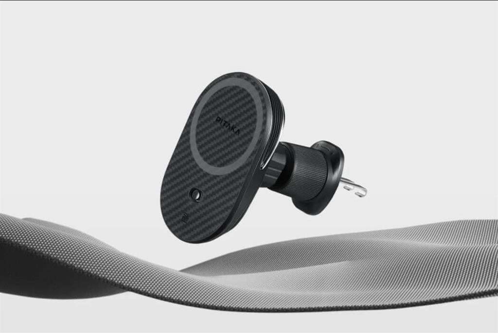 Безжично Зарядно за Кола с Magsafe, Pitaka MagEZ Car Mount Pro 2 15W, Черен (8)