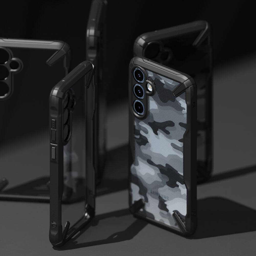 Противоударен Хибриден Калъф за Samsung A35, Ringke Fusion X Case, Черен (8)