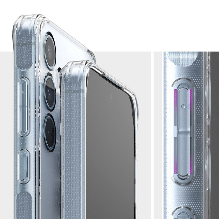 Противоударен Хибриден Калъф за Samsung A55, Ringke Fusion Case, Прозрачен (3)
