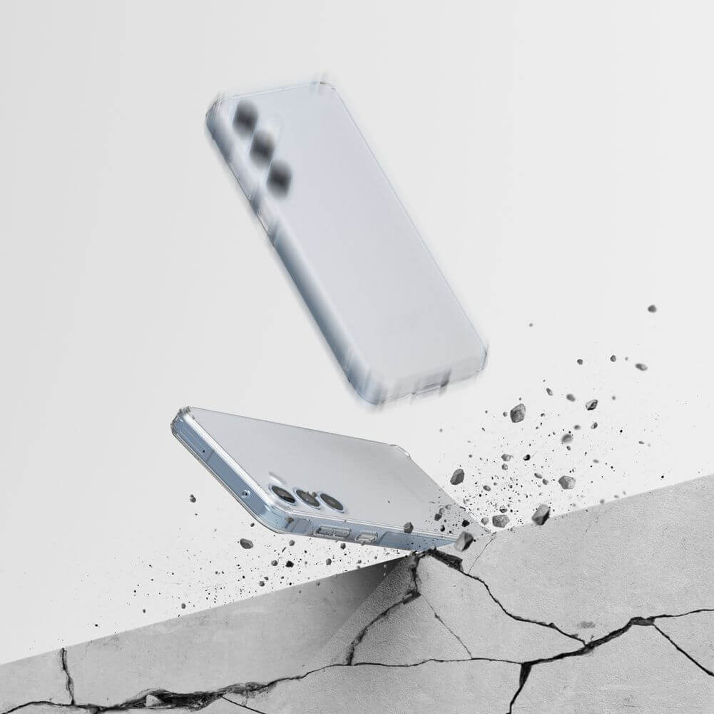 Противоударен Хибриден Калъф за Samsung A55, Ringke Fusion Matte Case, Прозрачен (6)