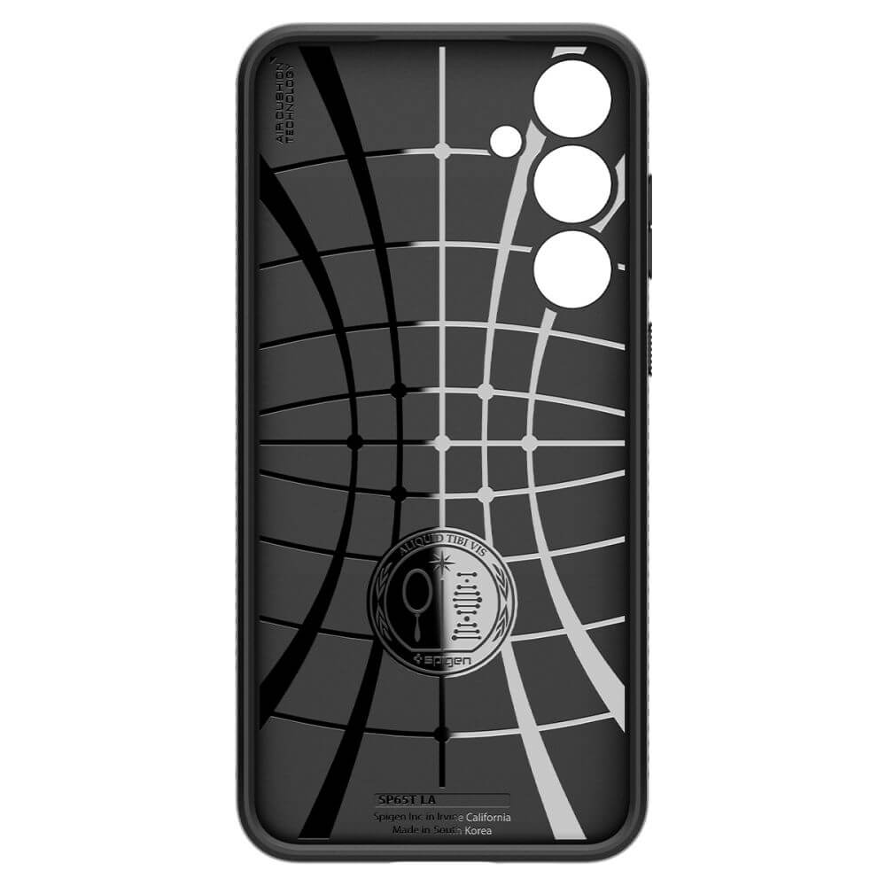 Противоударен Силиконов Калъф за Samsung A55, Spigen Liquid Air Case, Черен (8)