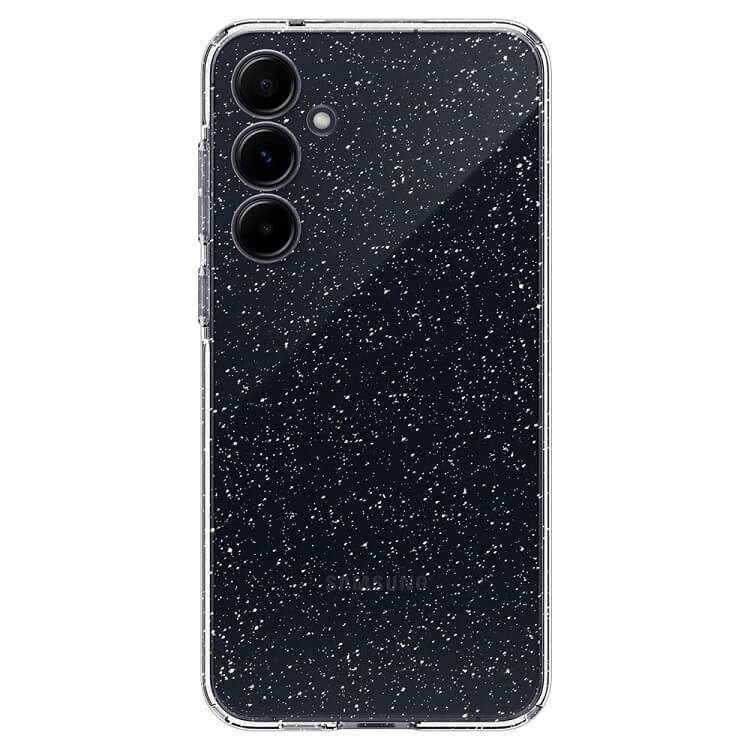 Блестящ Калъф за Samsung A55, Spigen Liquid Crystal Glitter Quartz Case, Прозрачен (2)