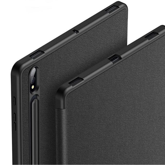 Калъф с Pen Поставка за Samsung Tab S10 Plus/ S9 Plus 12.4", Dux Ducis Domo Case, Черен (3)