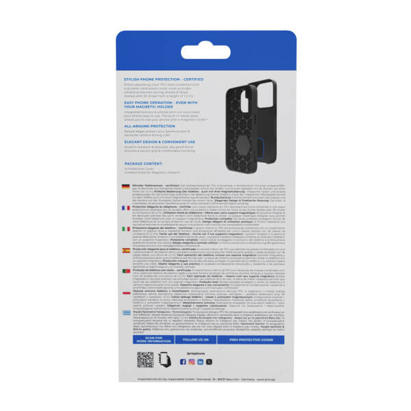 Противоударен Калъф за Samsung S10, Prio Doble Shell Rugged Case, Черен (3)
