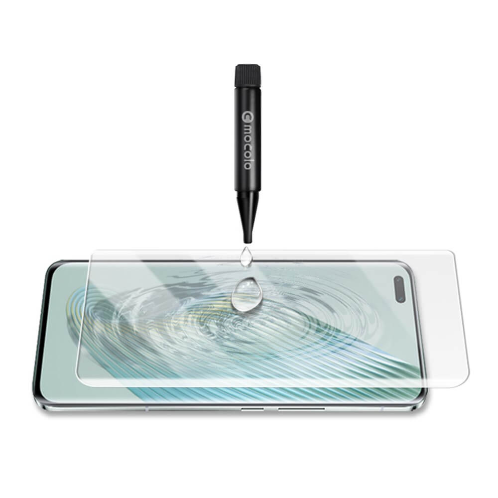 Стъклен Протектор с UV лепило за Honor Magic 6 Lite, Mocolo UV 3D Glass, Прозрачен (2)
