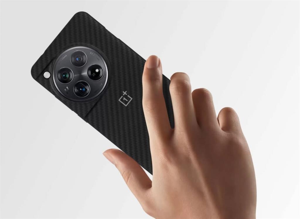 Оригинален Калъф за Oneplus 12, Aramid Fiber Bumper Case, Черен (3)
