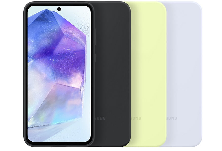 Оригинален Силиконов Калъф за Samsung A55, Silicone Cover Case EF-PA556TLEGWW, Син (5)