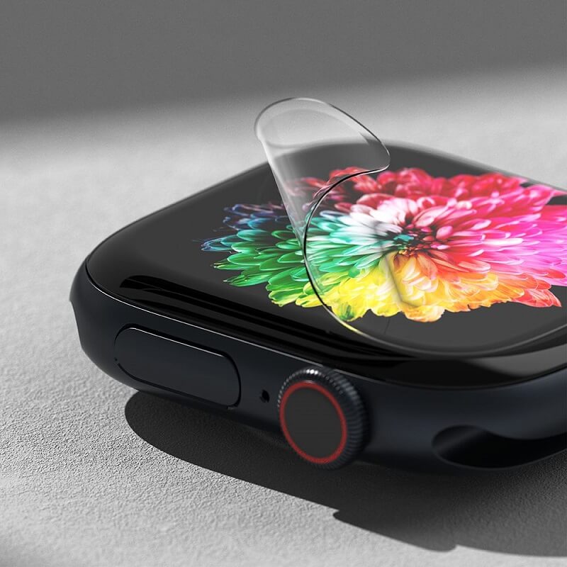 Гъвкав Протектор за Apple Watch 11/ 10 46mm, Ringke Dual Easy Full Glass, Прозрачен (3)