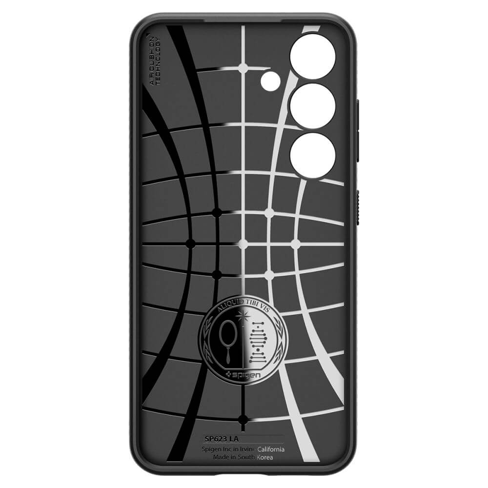 Противоударен Силиконов Калъф за Samsung S24 FE, Spigen Liquid Air Case, Черен (4)