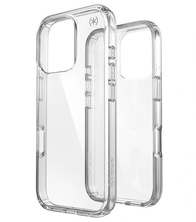Екстремен Калъф за iPhone 16 Pro Max, Speck Presidio Perfect-Clear, Прозрачен