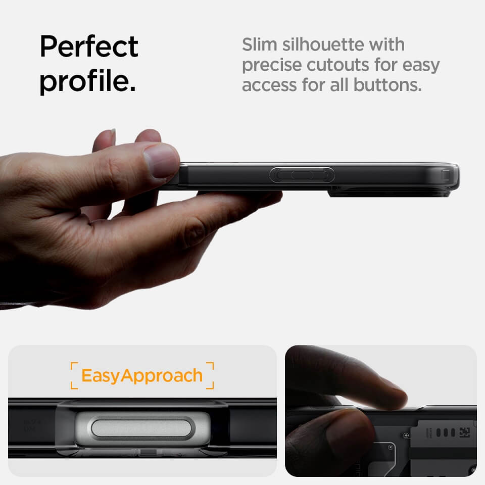 Magsafe Калъф за iPhone 16 Pro Max, Spigen Zero One Ultra Hybrid Case, Черен (11)