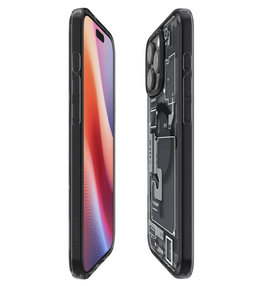 Magsafe Калъф за iPhone 16 Pro Max, Spigen Zero One Ultra Hybrid Case, Черен (6)