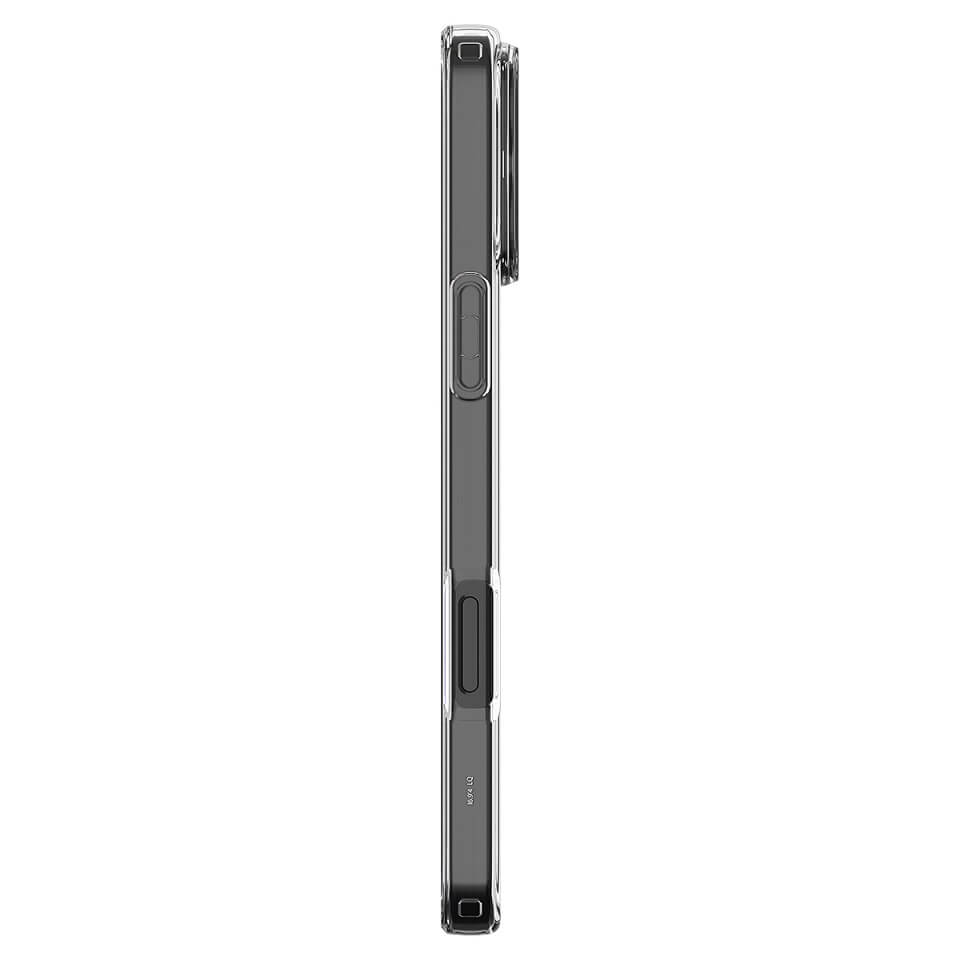 Противоударен Силиконов Калъф за iPhone 16 Pro Max, Spigen Liquid Crystal Case, Прозрачен (4)