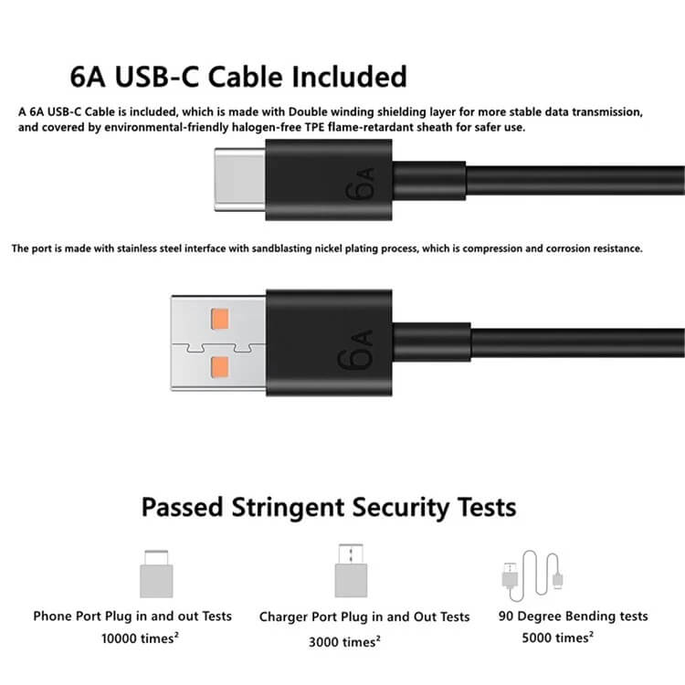 Оригинално Зарядно за Кола Huawei Super Charger 66W P0006, Черен (7)