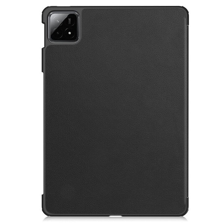 Калъф за Xiaomi Pad 6s Pro 12.4", Tri-Fold Leather Case, Черен (2)