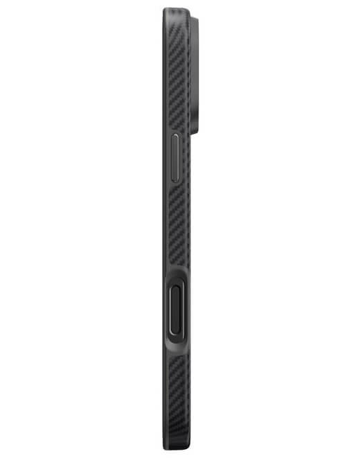 Magsafe Калъф за iPhone 16 Pro, Pitaka Military-Grade Protective Black-Grey Twill Case, Черен (5)