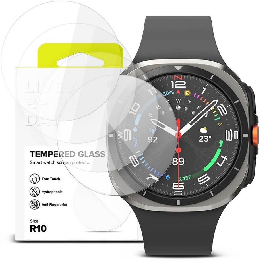 Стъклен Протектор за Samsung Watch Ultra 47mm, Ringke Tempered Glass, Прозрачен