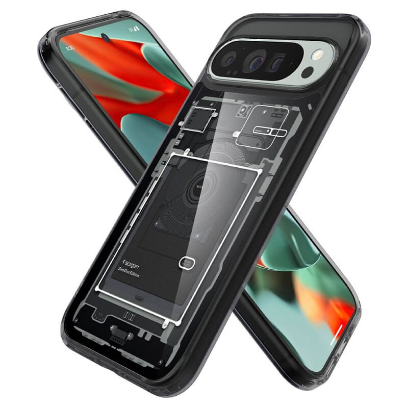 Хибриден Калъф за Google Pixel 9 Pro XL, Spigen Zero One Ultra Hybrid Case, Черен (6)