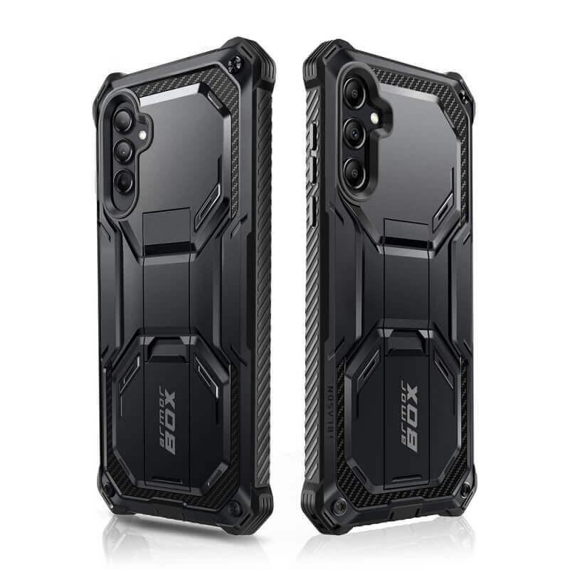 Противоударен Калъф за Samsung A55, Supcase Iblsn ArmorBox, Черен (8)