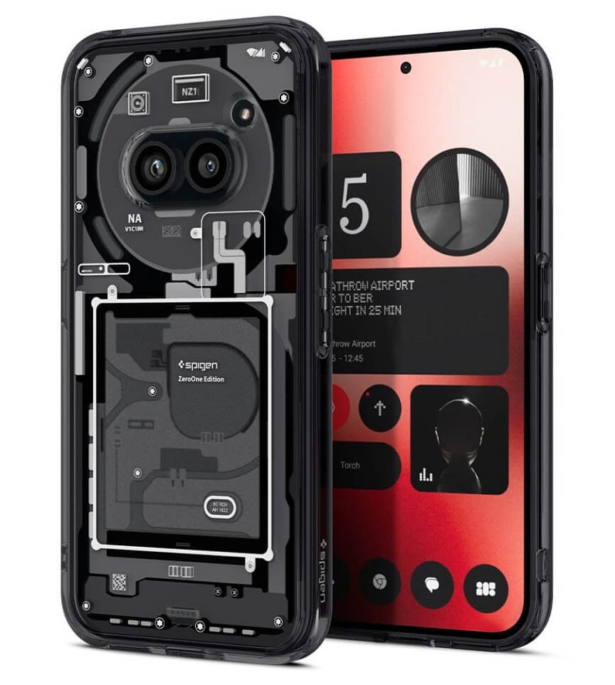 Хибриден Калъф за Nothing Phone 2A/ Plus, Spigen Zero One Ultra Hybrid Case, Черен