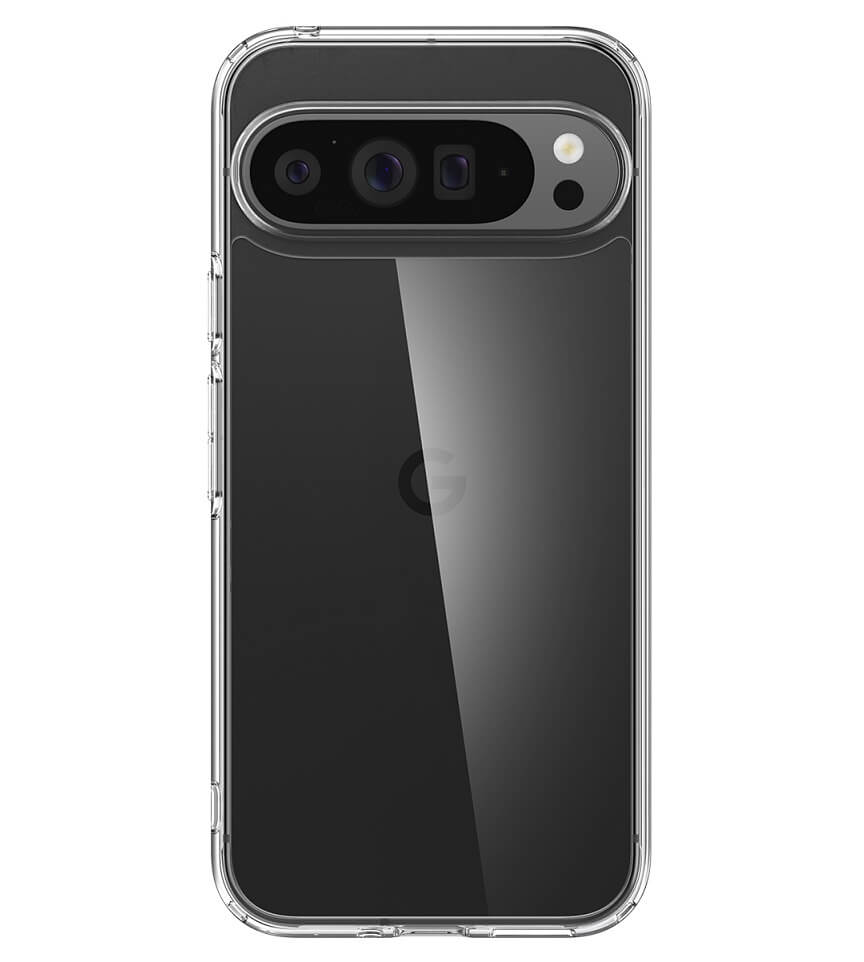 Противоударен Калъф за Google Pixel 9 Pro XL, Spigen Ultra Hybrid Case, Прозрачен (2)