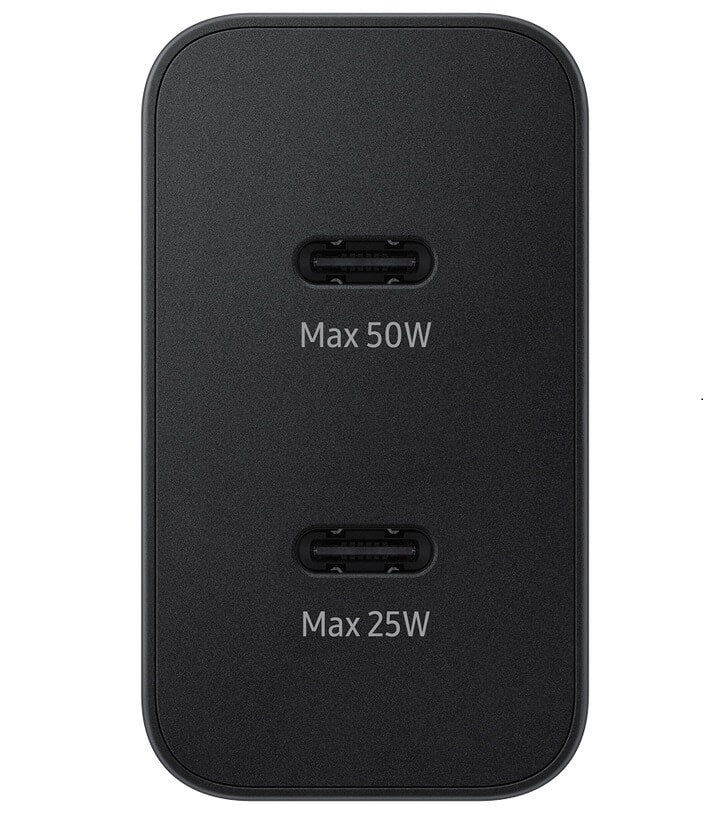 Оригинално Зарядно Samsung 50W Power Adapter Duo USB-C (5A/1.8m) EP-T5020XBE, Черен (2)