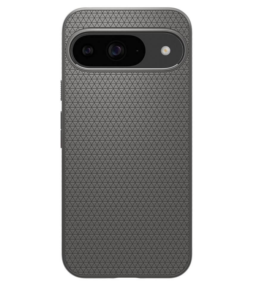 Противоударен Калъф за Google Pixel 9 Pro/ 9, Spigen Liquid Air Case, Сив (2)