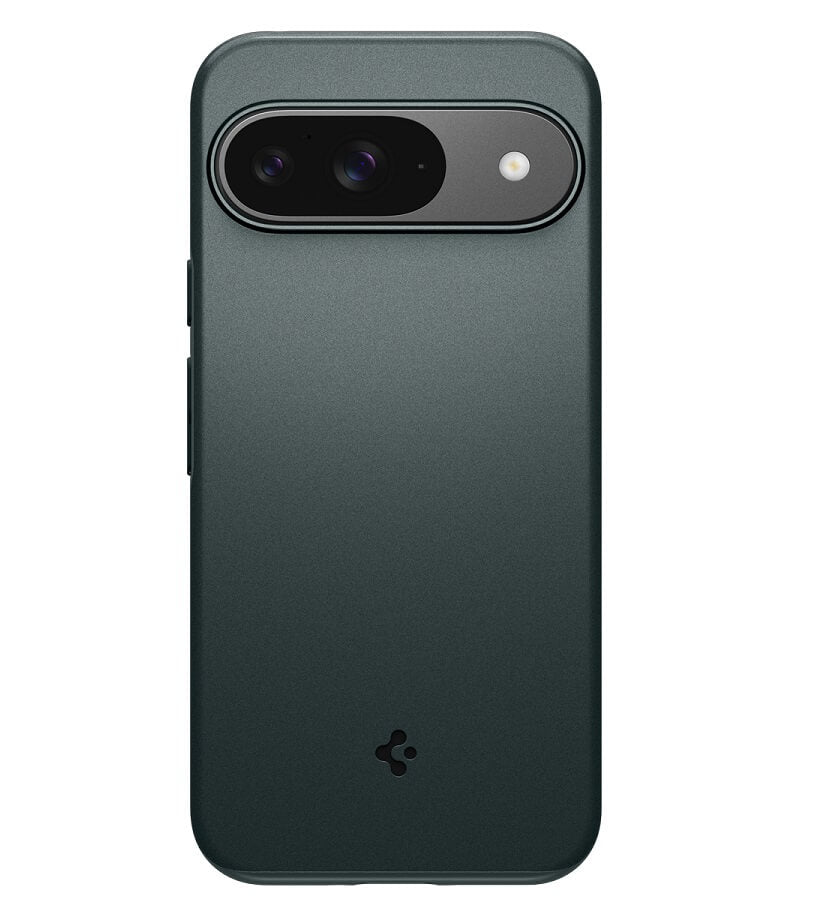 Противоударен Калъф за Google Pixel 9 Pro/ 9, Spigen Thin Fit Case, Зелен (2)