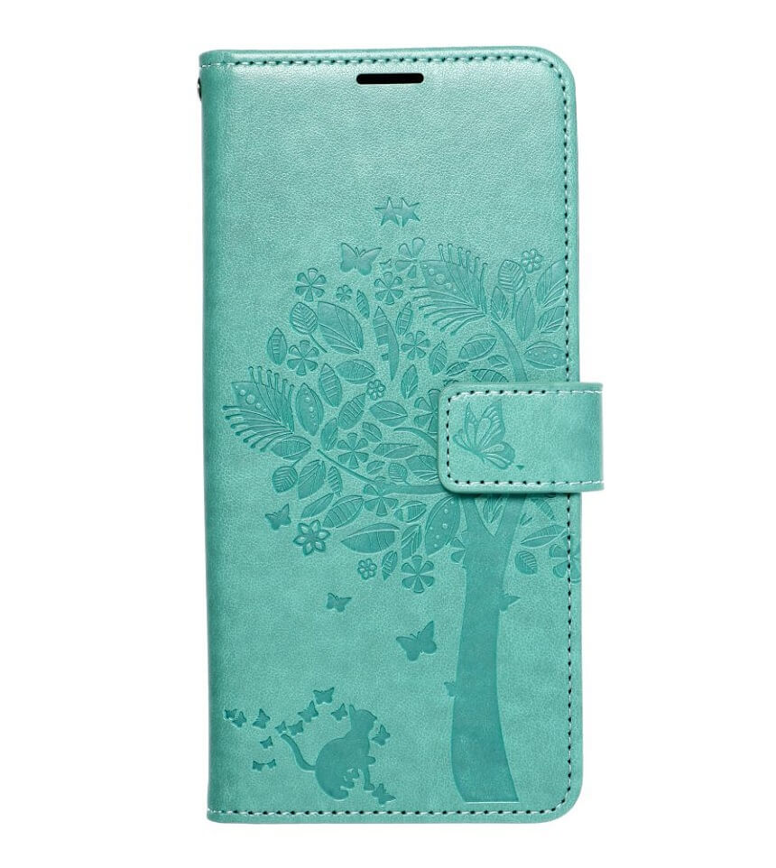 Кожен Калъф за Samsung A35 Forcell Mezzo Book Case Tree, Зелен (5)