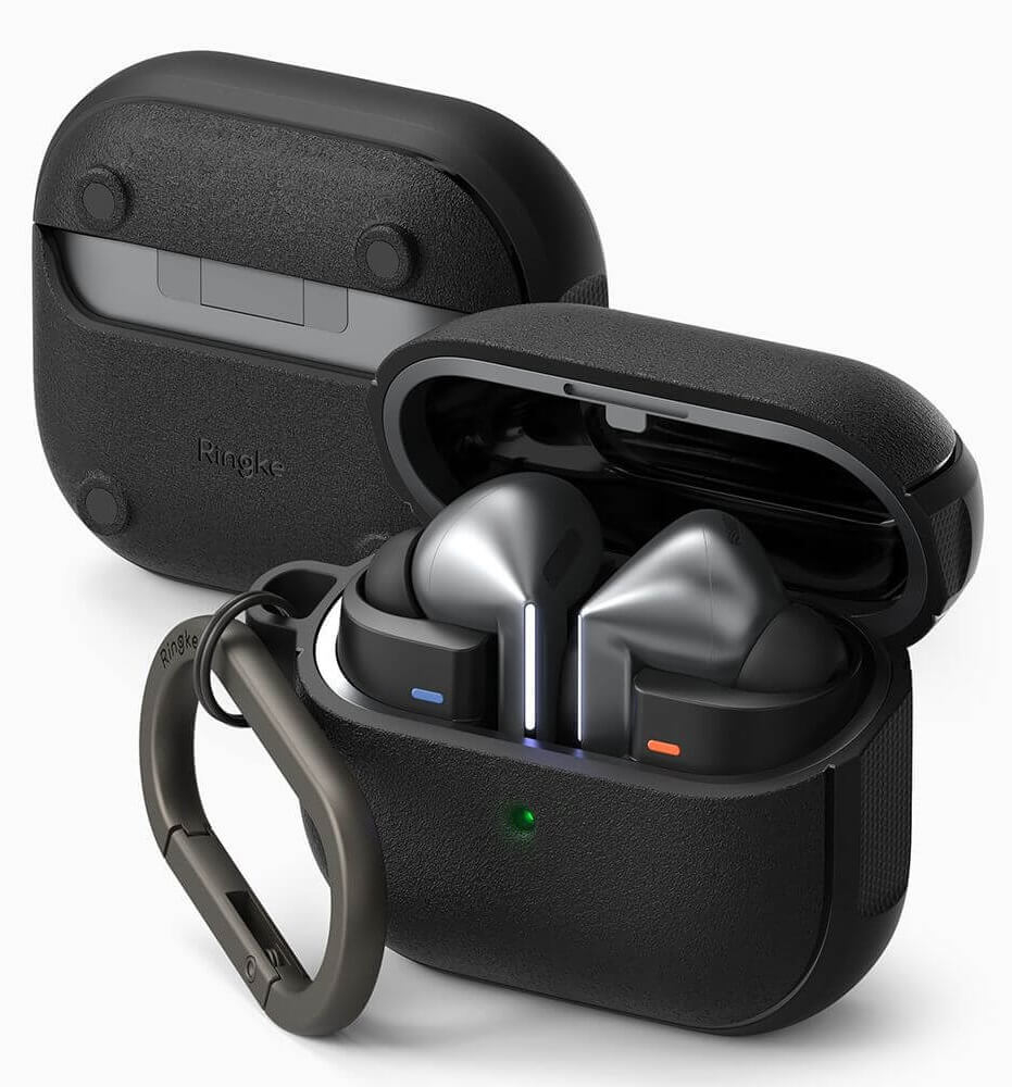 Калъф за Samsung Buds 3 Pro/ 3 FE/ 3, Ringke Onyx Magnetic Case, Черен
