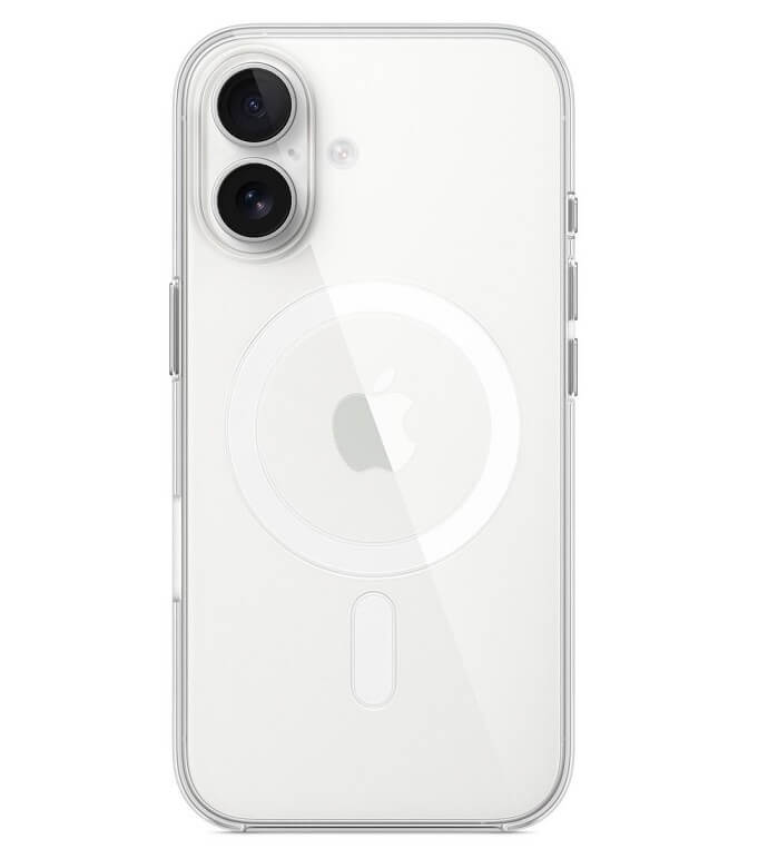 Оригинален Калъф за iPhone 16, Clear Magsafe Case MA7E4ZM/A, Прозрачен (3)