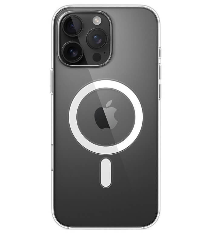 Оригинален Калъф за iPhone 16 Pro Max, Clear Magsafe Case MA7F4ZM/A, Прозрачен (3)