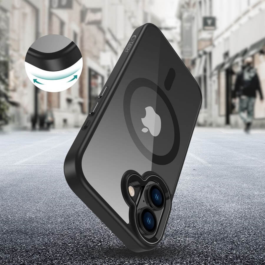 Magsafe Калъф за iPhone 16, Tech-Protect MagMat Case, Прозрачен (3)