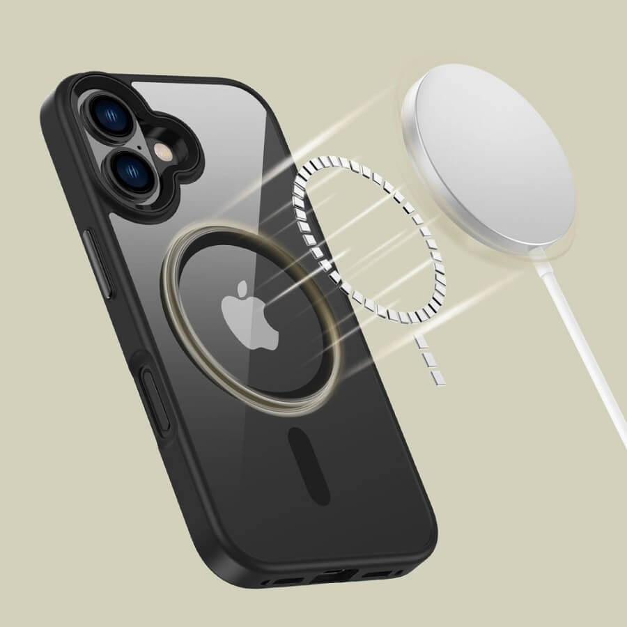 Magsafe Калъф за iPhone 16, Tech-Protect MagMat Case, Прозрачен (2)