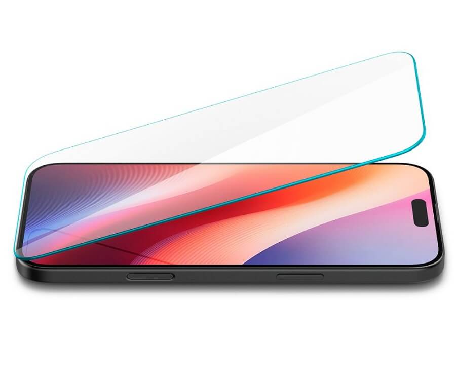 Стъклен Протектор за iPhone 16 Pro, Spigen Glas. Tr Slim, Прозрачен (2)