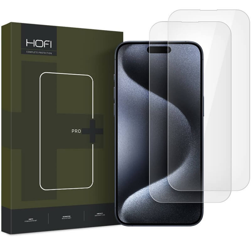 Стъклен Протектор за iPhone 16, Hofi Glass, Прозрачен