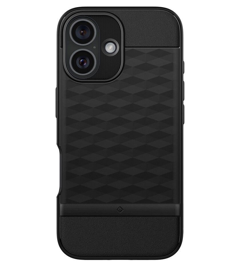 Magsafe Калъф за iPhone 16, Spigen Caseology Parallax, Черен (2)