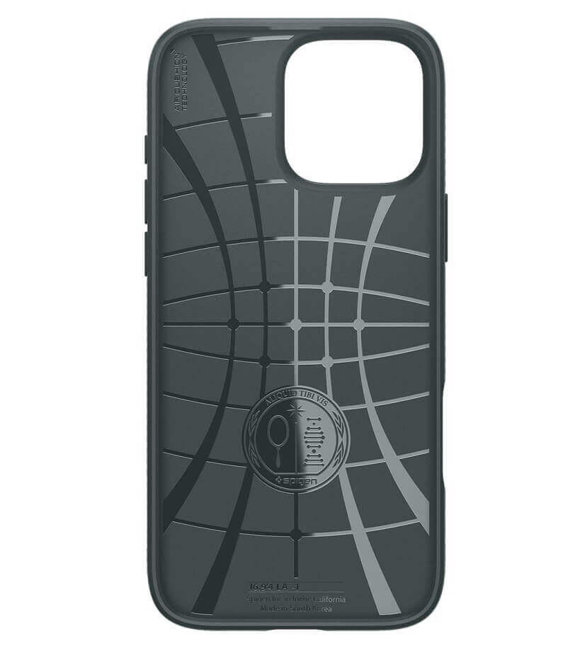 Противоударен Калъф за iPhone 16 Pro Max, Spigen Liquid Air Case, Зелен (4)