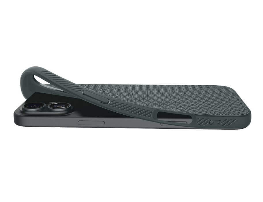 Противоударен Калъф за iPhone 16, Spigen Liquid Air Case, Зелен (8)