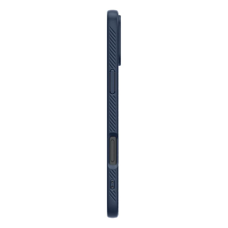 Противоударен Калъф за iPhone 16, Spigen Liquid Air Case, Син (5)