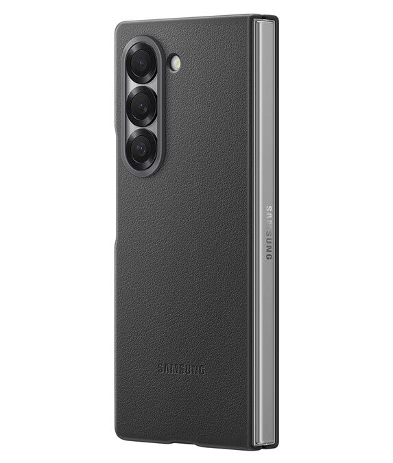 Оригинален Кожен Калъф за Samsung Z Fold 6, Kindsuit Case EF-VF956PJEGWW, Сив (2)