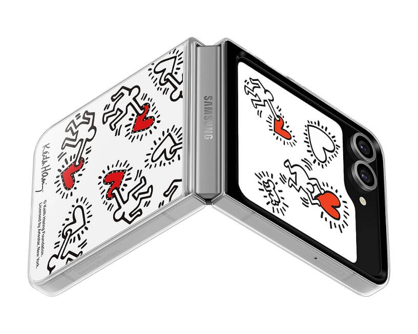 Оригинален Калъф за Samsung Z Flip 7 FE/Z Flip 6, FlipSuit Case EF-ZF741CWEGWW, Прозрачен (5)