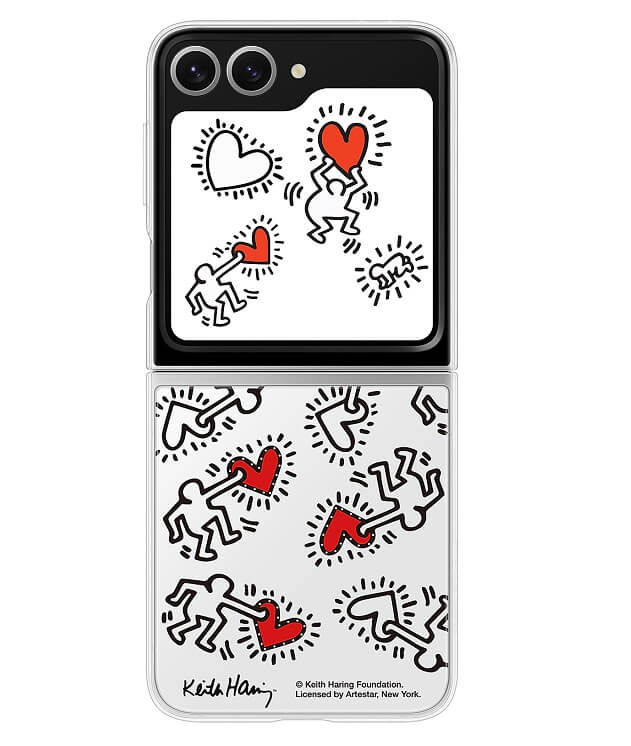 Оригинален Калъф за Samsung Z Flip 7 FE/Z Flip 6, FlipSuit Case EF-ZF741CWEGWW, Прозрачен