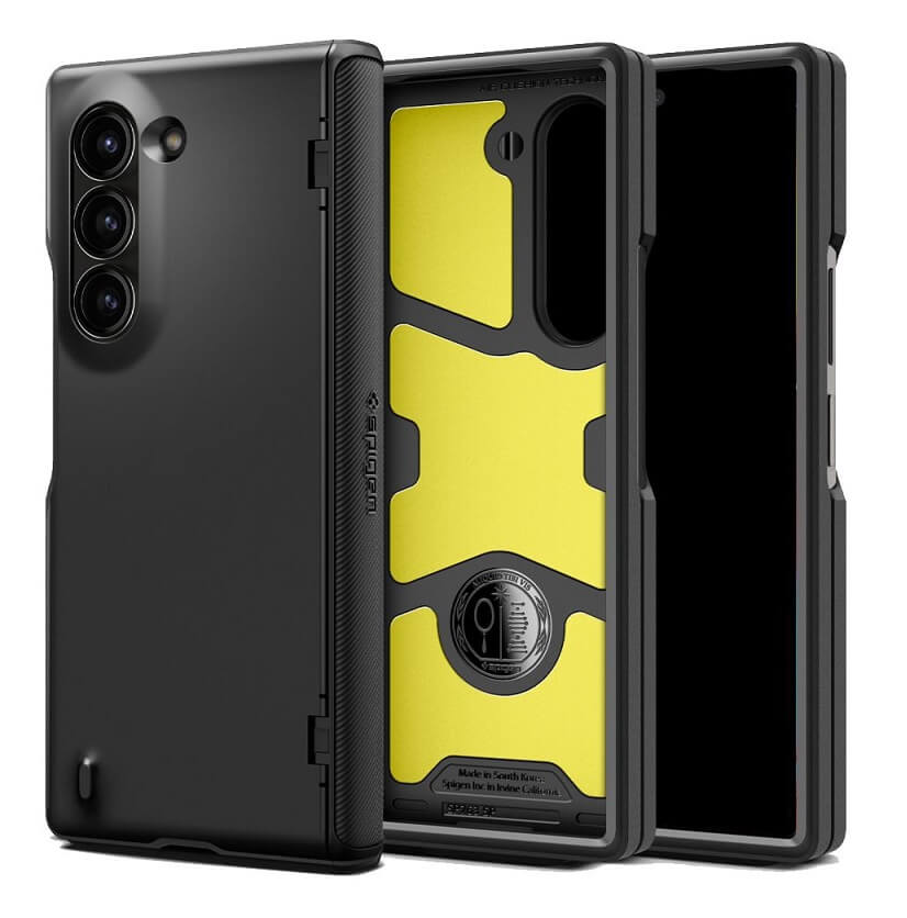 Калъф с Предпазител за Samsung Z Fold 6, Spigen Slim Armor Pro Case, Черен