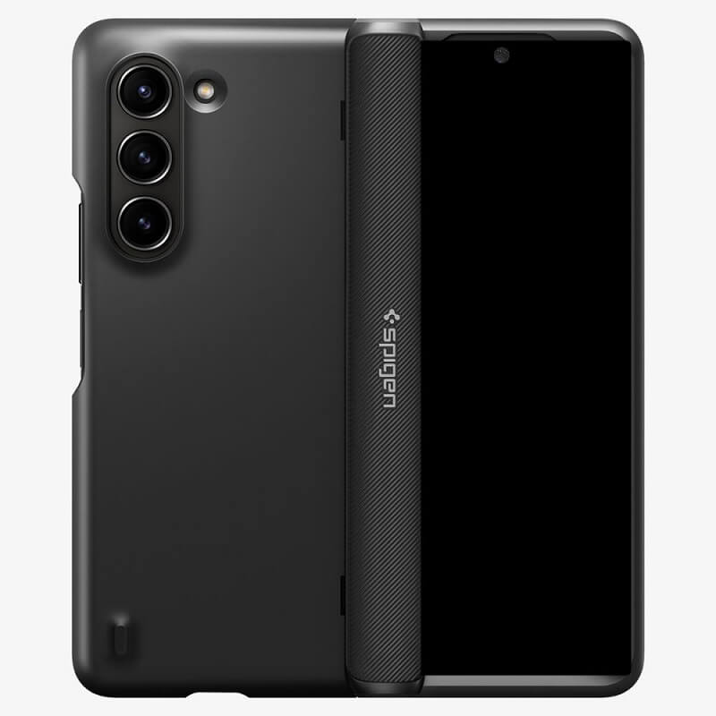 Калъф с Предпазител за Samsung Z Fold 6, Spigen Slim Armor Pro Case, Черен (3)