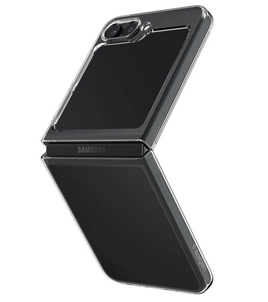 Тънък Калъф за Samsung Z Flip 7 FE/Z Flip 6, Spigen AirSkin Case, Прозрачен